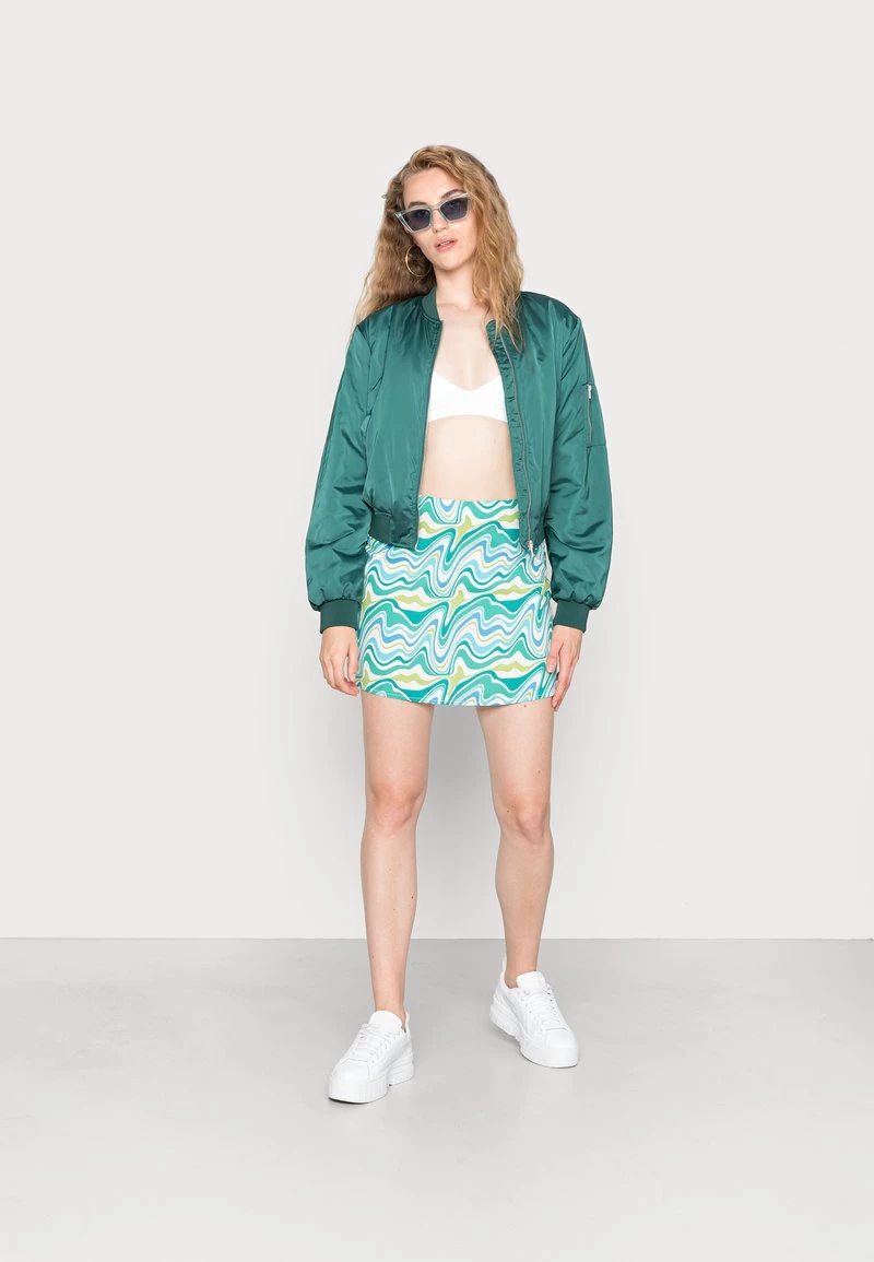 Nly By Nelly PRINTED SKIRT - Minirock - Blue/yellow, Damen 4 Nly By Nelly PRINTED SKIRT - Minirock - Blue/yellow, Damen – Bild 2