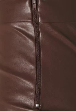 Nly By Nelly SIDE CUT PANTS - Stoffhose - Brown, Damen -Nly by Nelly Verkaufsladen ebf9cb4dcf1a4c5ab4adcd57c9f659e5