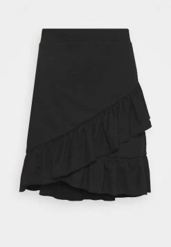 Nly By Nelly FRILL STRUCTURED SKIRT - Minirock - Black, Damen 10 Nly By Nelly FRILL STRUCTURED SKIRT - Minirock - Black, Damen -Nly by Nelly Verkaufsladen ef3a8632a62b40e681380816c6e639db
