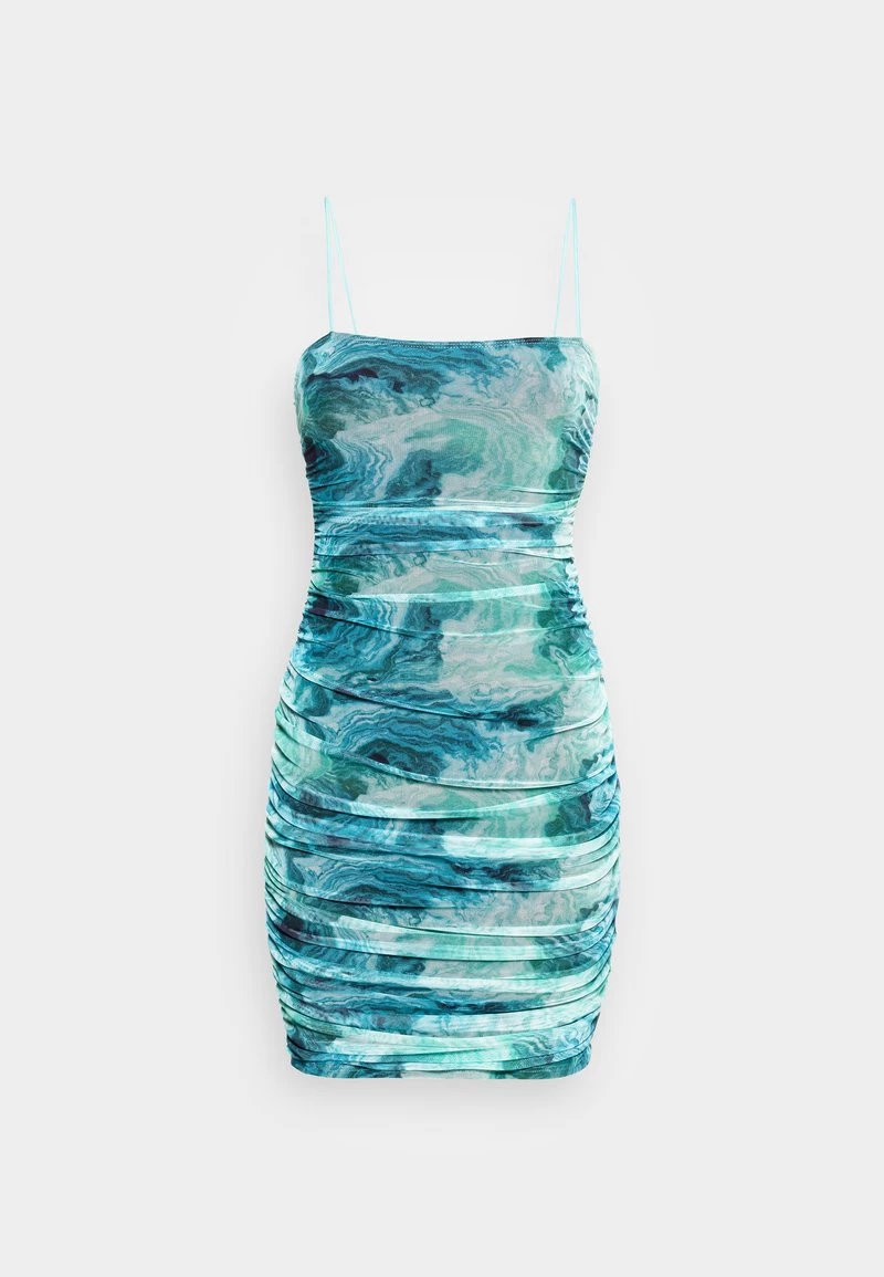 Nly By Nelly PRINT DRESS - Cocktailkleid/festliches Kleid - Ocean Abstract, Damen 6 Nly By Nelly PRINT DRESS - Cocktailkleid/festliches Kleid - Ocean Abstract, Damen – Bild 4