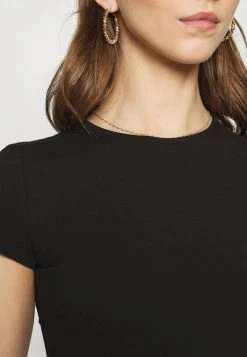 Nly By Nelly PERFECT TEE DRESS - Jerseykleid - Black, Damen -Nly by Nelly Verkaufsladen f296f9bf92b24a42a6220f855f5a43f7