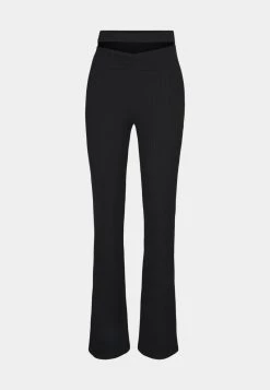 Nly By Nelly WAIST FOCUS PANTS - Stoffhose - Black, Damen -Nly by Nelly Verkaufsladen f3124b265a7f460fa9509f1d666f5919