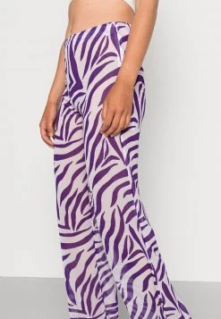 Nly By Nelly FLOWY WIDE LEG PANTS - Stoffhose - Multi Couloured, Damen -Nly by Nelly Verkaufsladen f3b729e134a14efe9d0bcae70ed186e7