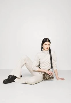 Nly By Nelly MY COZY SET - Stoffhose - Beige Mélange, Damen -Nly by Nelly Verkaufsladen f6819675a4684afe9fffb4fb4fade7ed