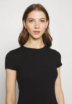 Nly By Nelly PERFECT TEE DRESS - Jerseykleid - Black, Damen -Nly by Nelly Verkaufsladen f873184df3794ae58de3b7e46f396b72