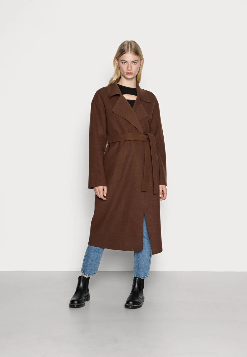 Nly By Nelly CLEAN BELTED COAT - Klassischer Mantel - Brown, Damen 3 Nly By Nelly CLEAN BELTED COAT - Klassischer Mantel - Brown, Damen