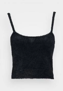 Nly By Nelly FUZZY - Top - Black, Damen -Nly by Nelly Verkaufsladen fa69c54eedaa4bcc8d4abc3a13b929f9