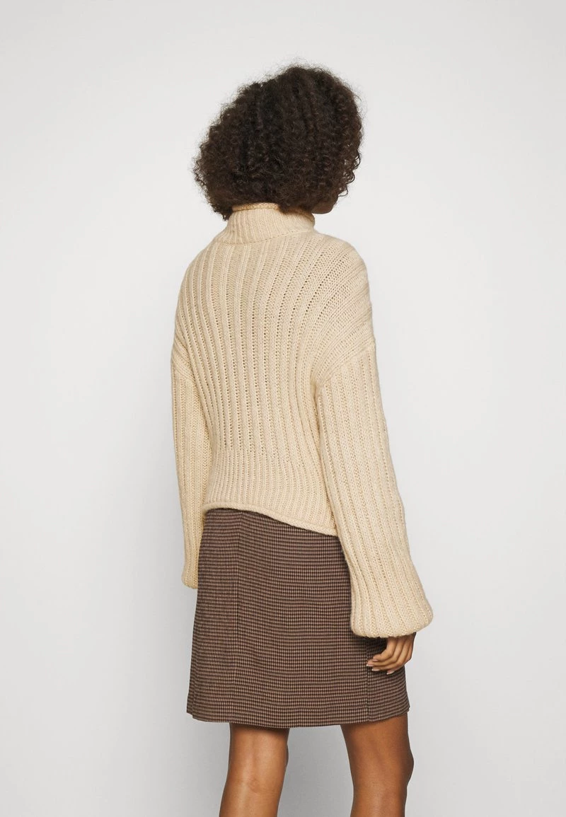Nly By Nelly LOVELY CHUNKY - Strickpullover - Beige, Damen 5 Nly By Nelly LOVELY CHUNKY - Strickpullover - Beige, Damen – Bild 3