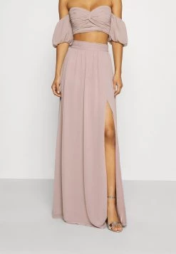 Nly by Nelly Verkaufsladen 15 Nly By Nelly MY WAY RUCHED SKIRT - Maxirock - Nougat, Damen