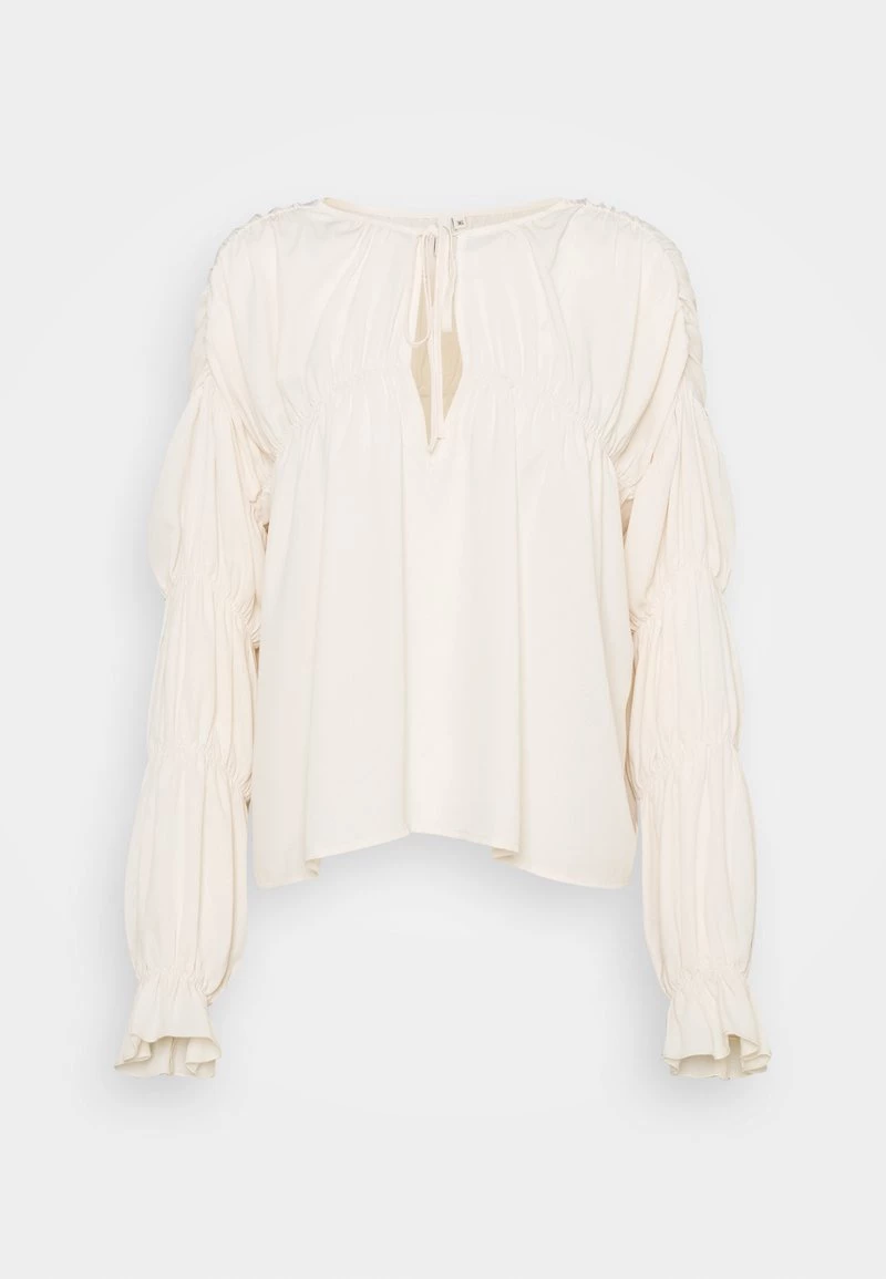 Nly By Nelly INTO YOU FLOWY BLOUSE - Bluse - Beige, Damen 3 Nly By Nelly INTO YOU FLOWY BLOUSE - Bluse - Beige, Damen