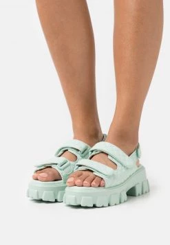 Nly By Nelly CHUNKY - Plateausandalette - Mint, Damen
